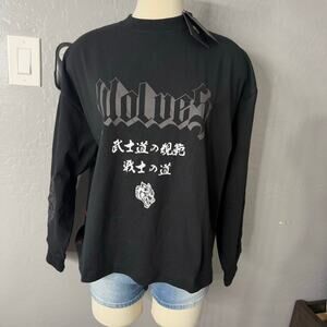 Darc Sport Forever Reborn Grunge Box Cut LS Tee, Black, Small